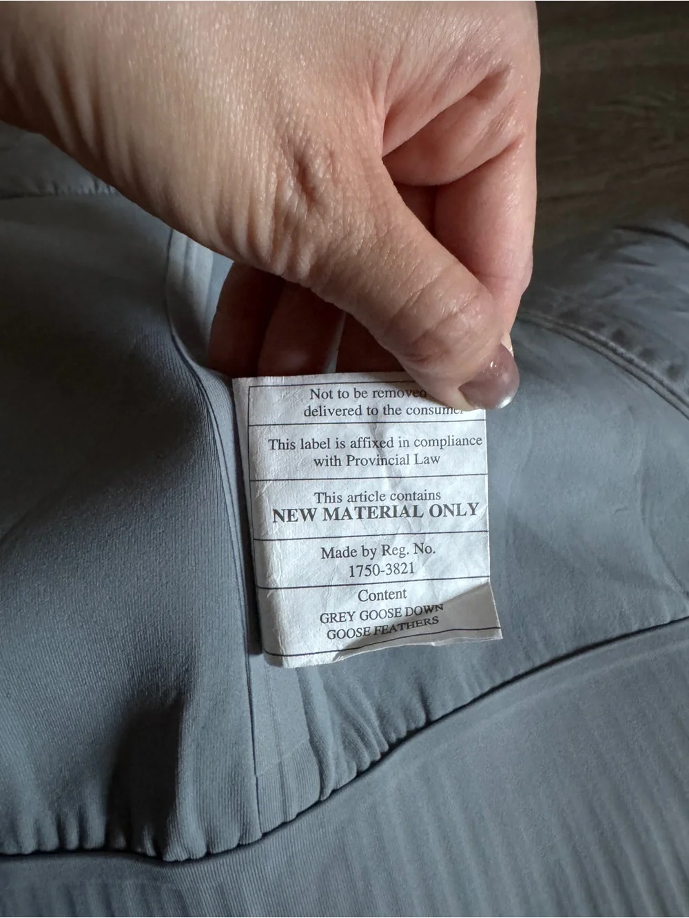 lululemon athletica Heather Gray goose down Quilted Sleeveless Vest